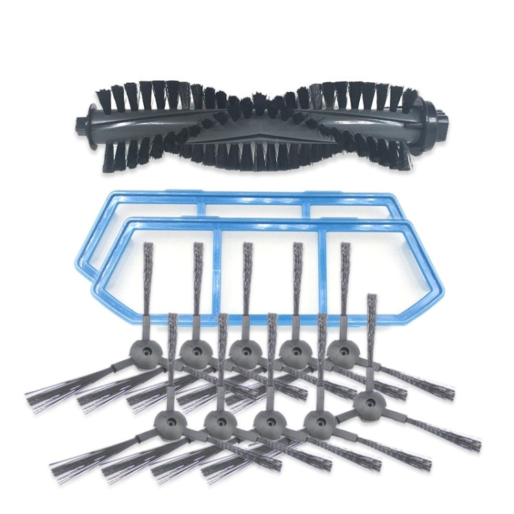 XI229 5 Pairs K614 Side Brushes + 2 PCS Initial Effect Filters + I203 Main Brush Set for ILIFE A4S, XI229 XI229 5 Pairs K614 Side Brushes + 2 PCS Initial Effect Filters + I203 Main Brush Set for ILIFE A4S, XI229